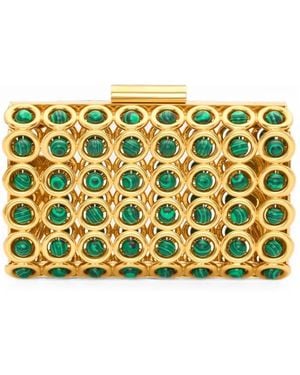 Oscar de la Renta Clutch Saturn Mini Con Decorazione - Giallo
