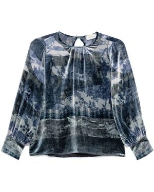 Pierre Louis Mascia Kanpur Blouse - Blue