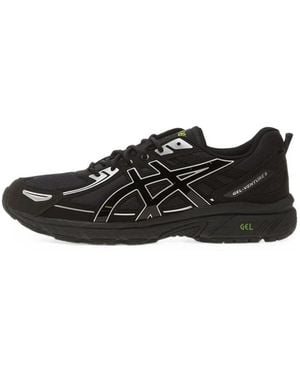 Asics Gel-Venture 6 Lace-Up Trainers - Black