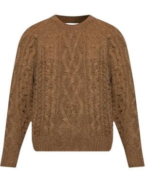 Isabel Marant Cable-knit sweater - Braun