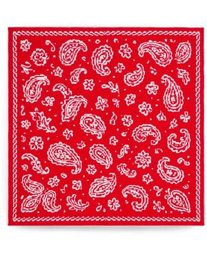 Public School Bedford Paisley-Print Scarf - Red