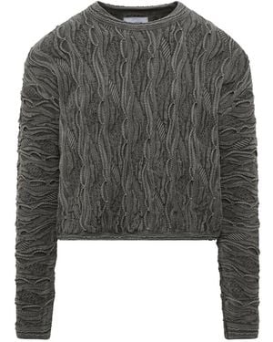 Doublet Air Yarn Regulator Jumper - Grey