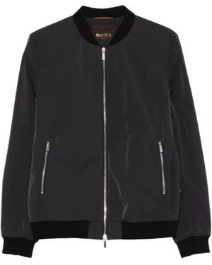 Moorer Soranod6 Zip Bomber Jacket - Black