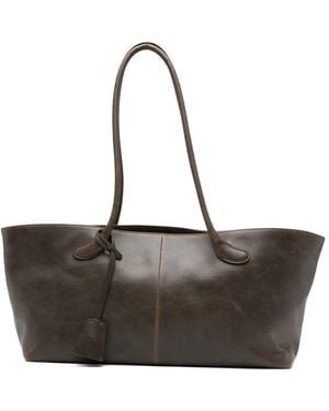 Low Classic Haricot Shoulder Bag - Brown
