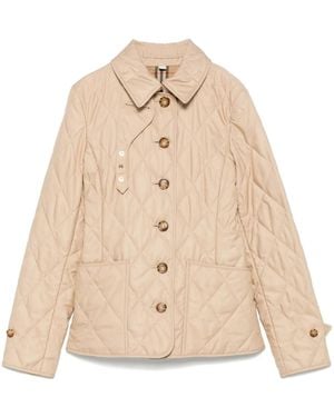 Burberry キルティング ジャケット - ナチュラル