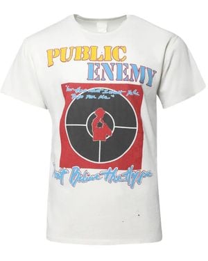 MadeWorn Public Enemy Graphic-Print T-Shirt - White