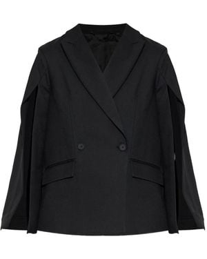 AllSaints Double-Breasted Blazer - Black