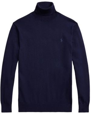 Polo Ralph Lauren Roll-Neck Jumper - Blue