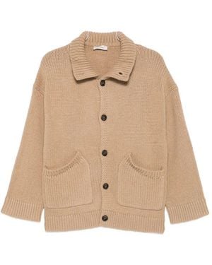 Commas Fisherman Buttoned Cardigan - Natural