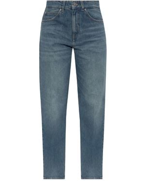 Victoria Beckham Washed Straight-Leg Jeans - Blue