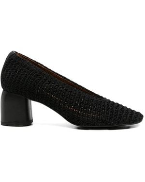 Ángel Alarcón Ester Round-Toe Court Shoes - Black