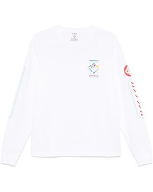 CASABLANCA Fuji Dream Sweatshirt - White