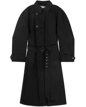 Entire studios Belted Trench Coat - Black