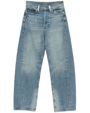 Alexander Wang Wide-Leg-Jeans Mit Kristallen - Blau