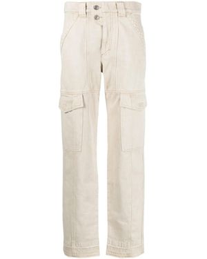 Isabel Marant Vayoneo Cargo Jeans - Natural
