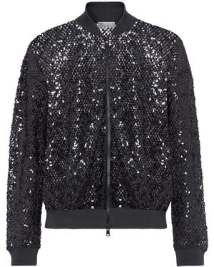 Brunello Cucinelli Sequinned Jacket - Black