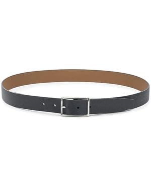 Anderson's Buckle-Fastening Leather Belt - White