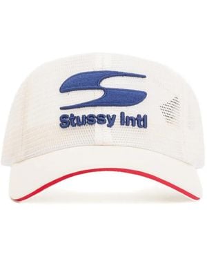 Stussy Moto S Mesh Cap - White