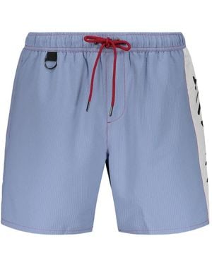 Iceberg Costume Da Bagno Con Logo - Blu