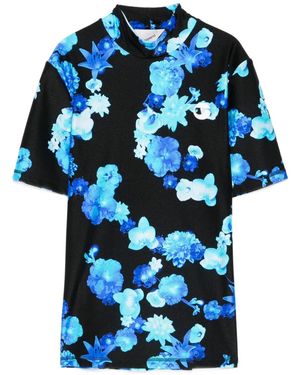 Coperni モックネック Tシャツ - ブルー