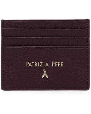 Patrizia Pepe Leather Cardholder - Purple