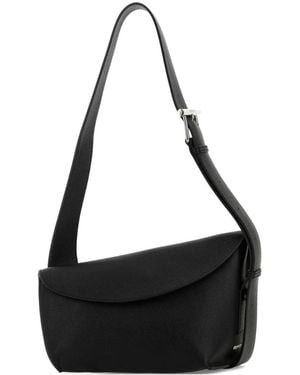 McQueen Large Sling T-Bar crossbody bag - Negro