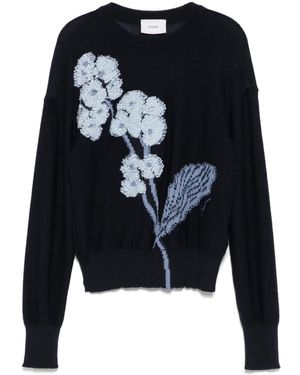 Erdem Pullover Mit Jacquard - Blau