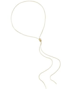 Liu Jo Logo-Pendant Necklace - White