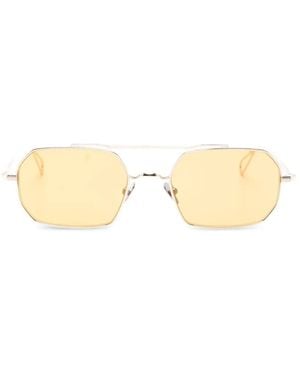Ahlem Clovis Geometic-Frame Sunglasses - Natural