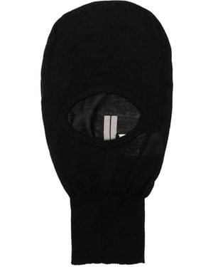 Rick Owens Pasamontañas de lana - Negro
