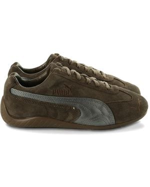 PUMA Speedcat Lux Leather Sneakers - Green