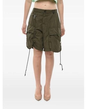 DSquared² Drawstring Cargo Shorts - Green