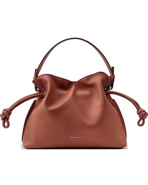 Esin Akan Medium Emma Leather Tote Bag - Brown