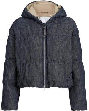 Brunello Cucinelli Hooded Puffer Jacket - Black