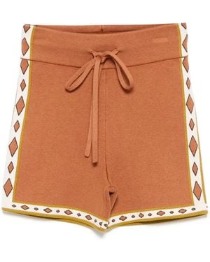 The Upside Vadella 4In Spin Short - Brown