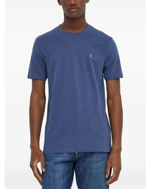 AllSaints Brace Embroidered T-Shirt - Blue