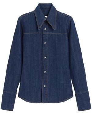 Ami Paris Sharp Collar Shirt - Blue