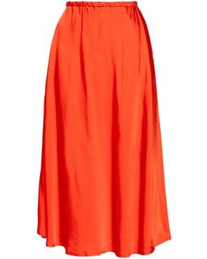 Jil Sander Jupe À Coupe Mi-Longue - Orange