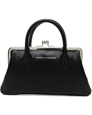 Comme des Garçons Small Logo-Print Wallet - Black