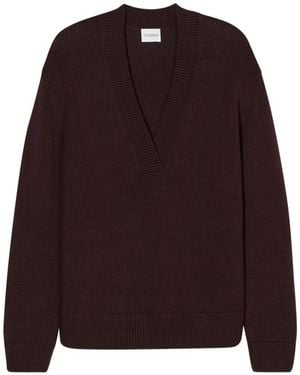 Closed Maglione Con Scollo A V - Marrone