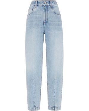 Brunello Cucinelli ビーズトリム ジーンズ - ブルー