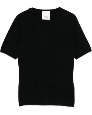 Allude カシミア Tシャツ - ブラック