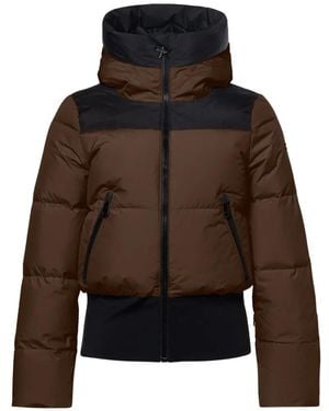 Goldbergh Village Quilted Hooded Ski Jacket - Brown