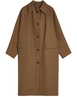 Kassl Single-breasted coat - Braun
