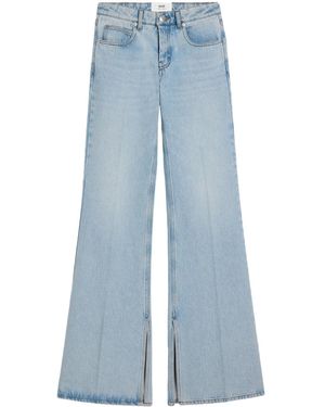 Ami Paris Vaqueros Acampanados - Azul