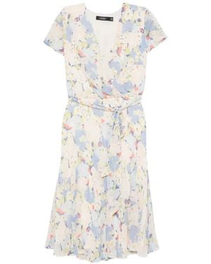 Ralph Lauren Floral-Print Midi Dress - White