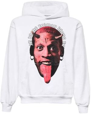 Vlone(GOAT) Graphic-Print Hoodie - White