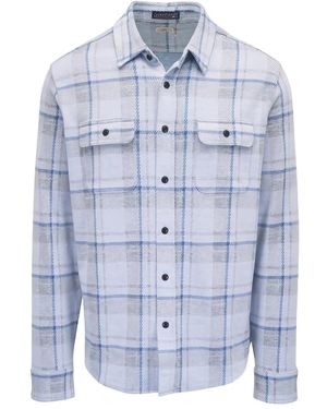 Faherty Camicia Legend A Quadri - Blu
