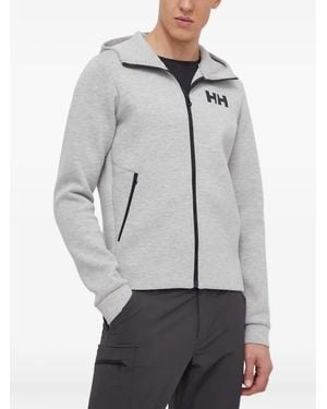 Helly Hansen Hooded Zip-Fastening Sweatshirt - Grey