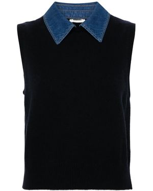 Sandro Gestricktes Top - Schwarz